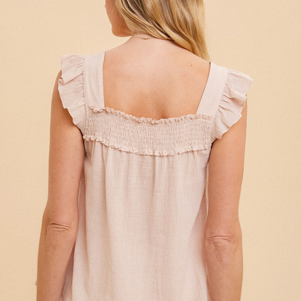 
                      
                        Smocked York Ruffle Blouse
                      
                    