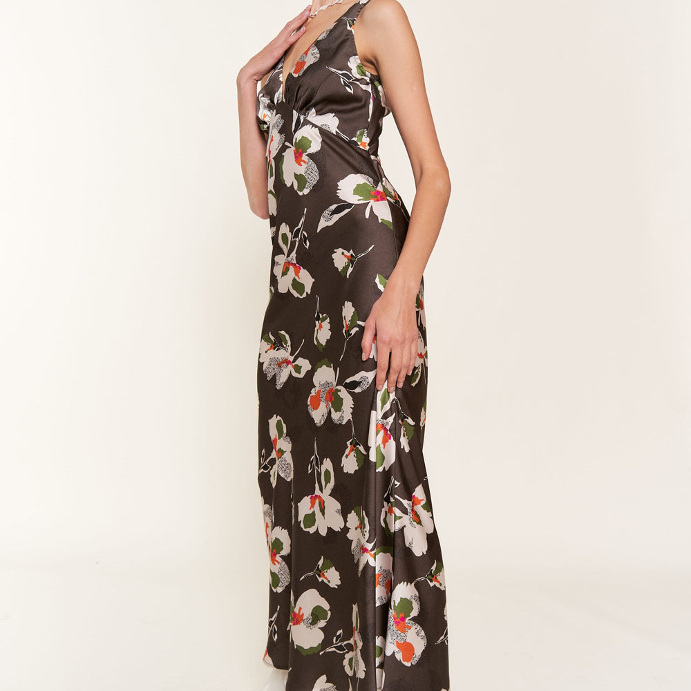 
                      
                        Mocha Flower Maxi Dress
                      
                    