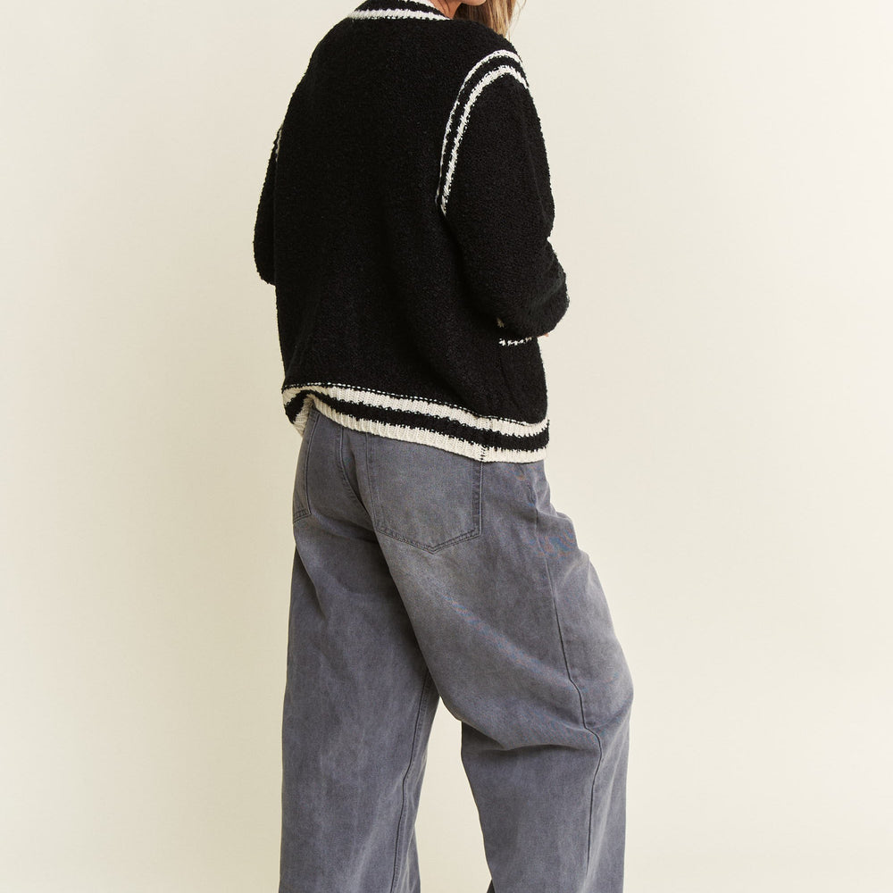 
                      
                        Black Colette Tie Cardigan
                      
                    