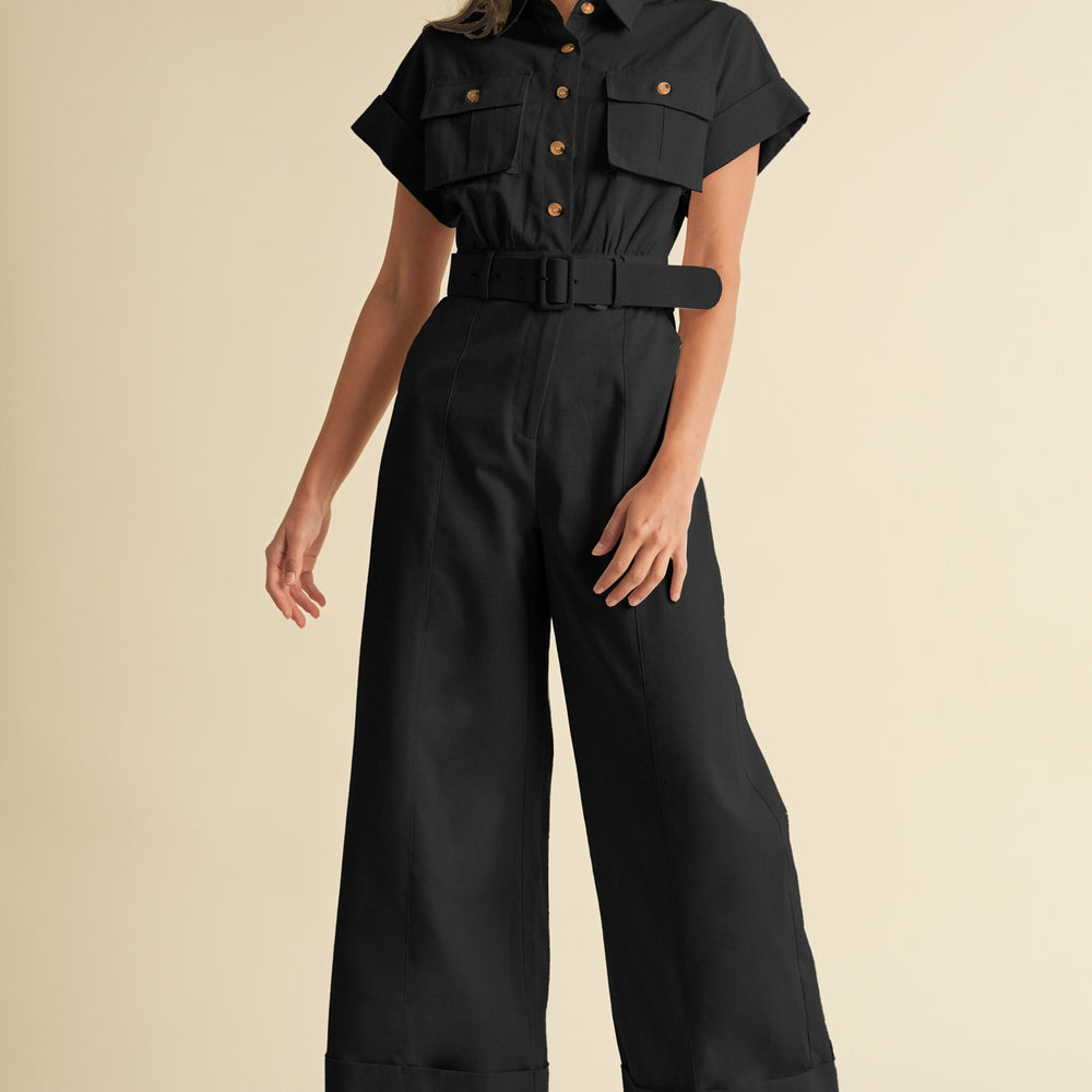 Short Sleeve Jumpsuit