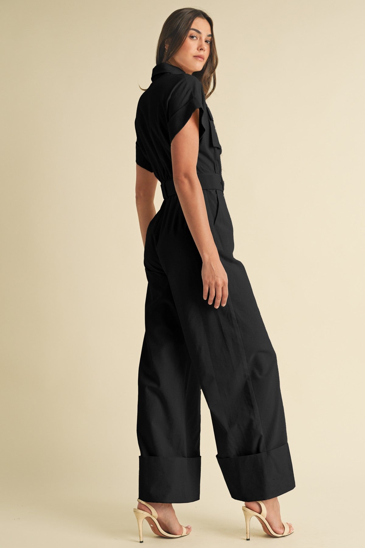 Short Sleeve Jumpsuit