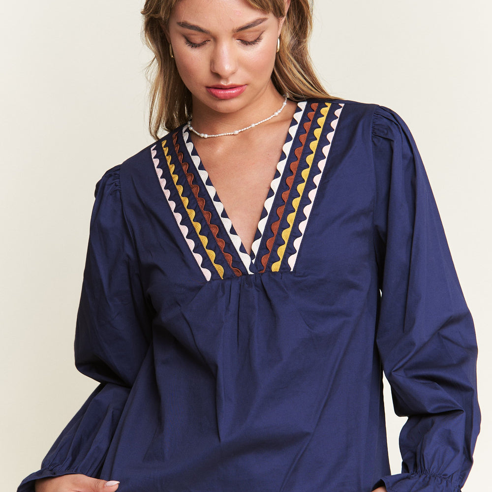 Color Trim Top
