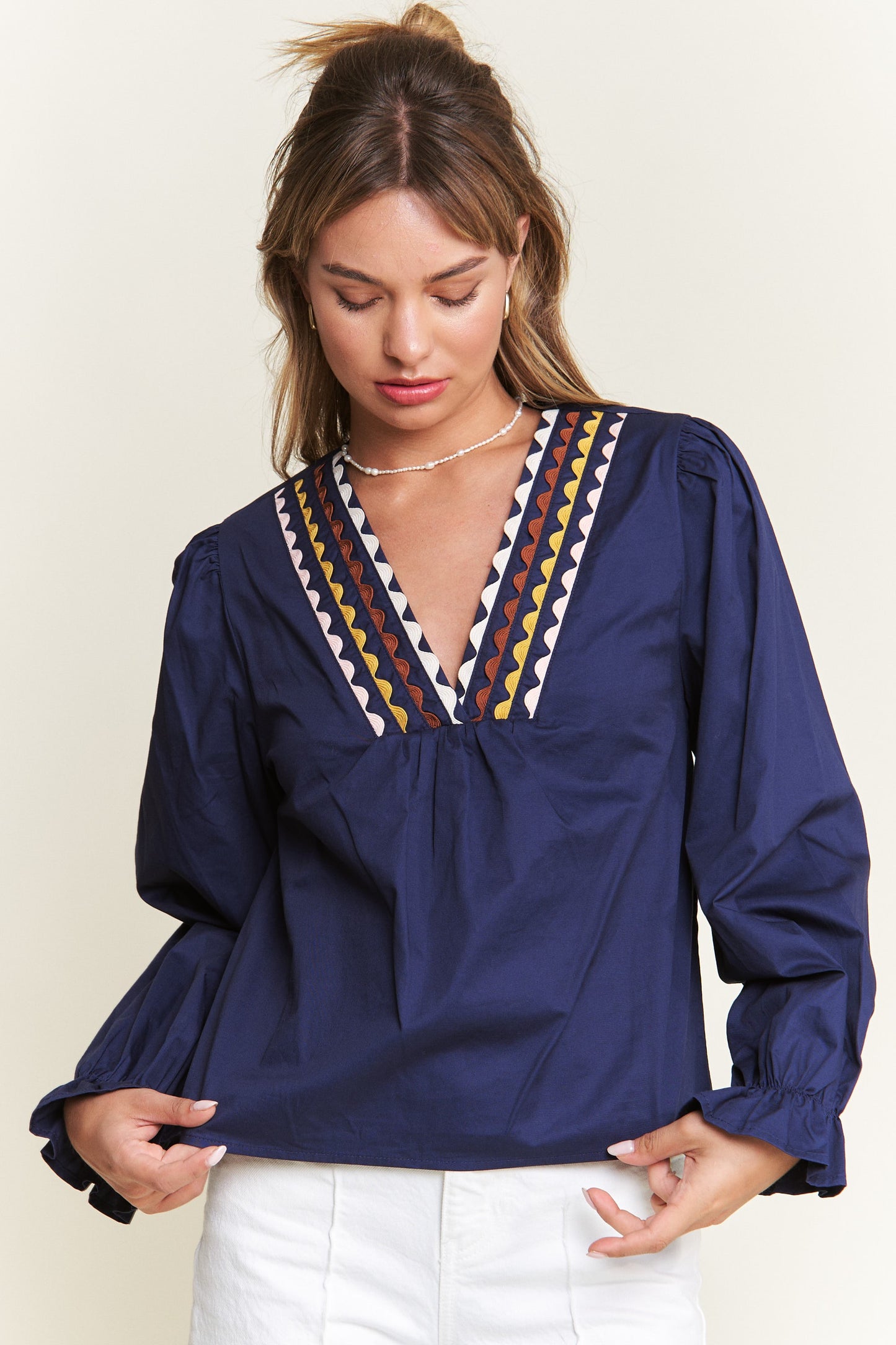 Color Trim Top