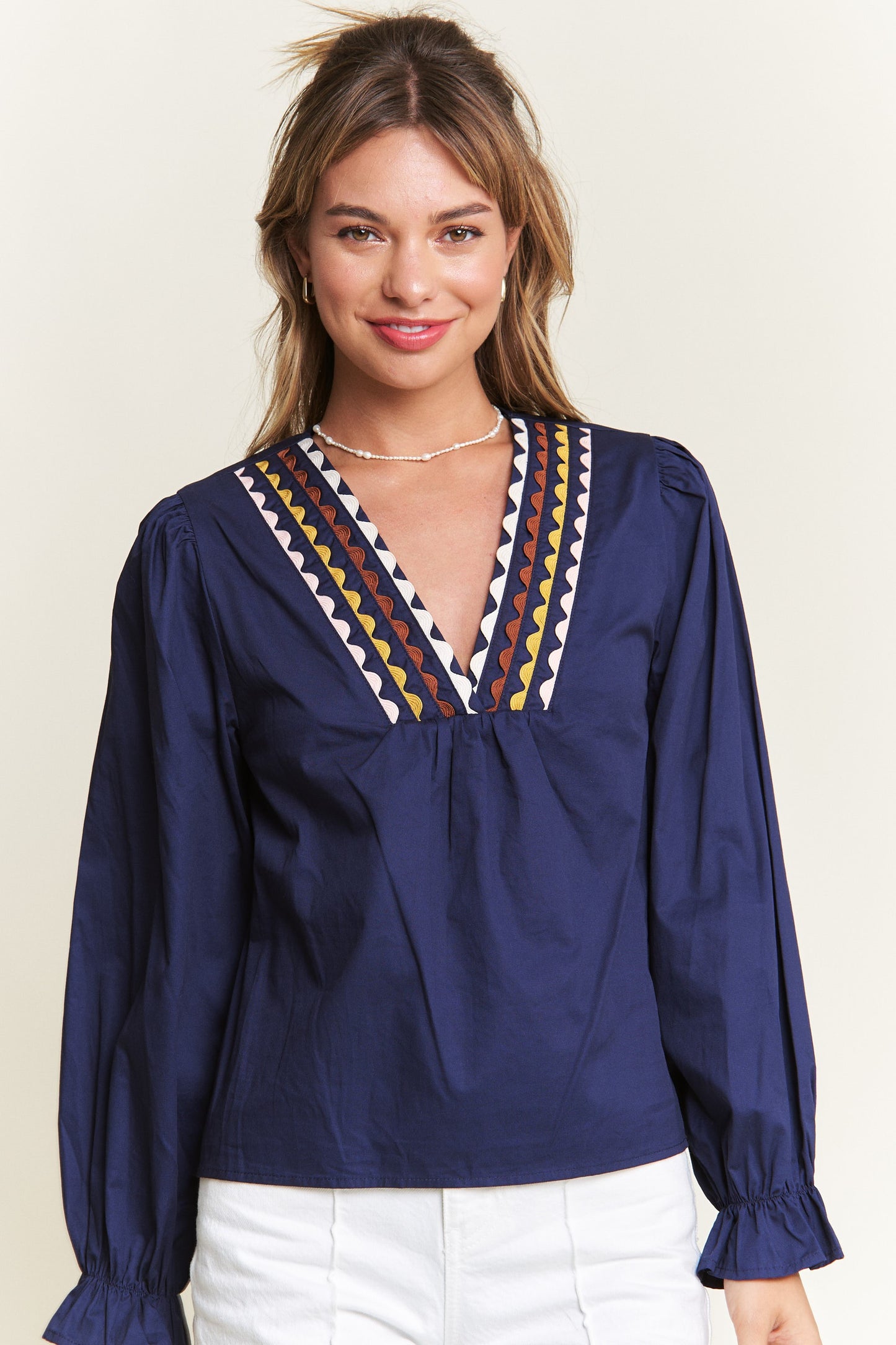 Color Trim Top
