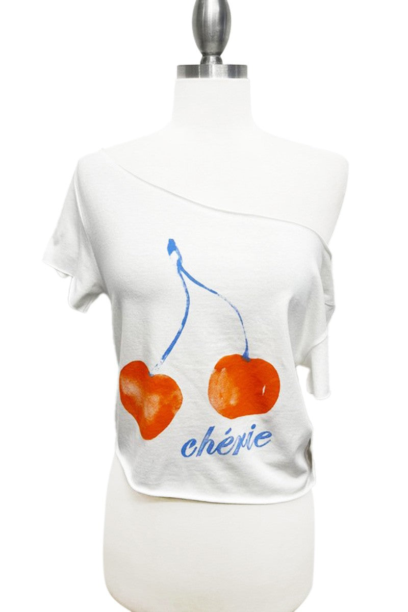 Big Cherie Graphic Cotton Top