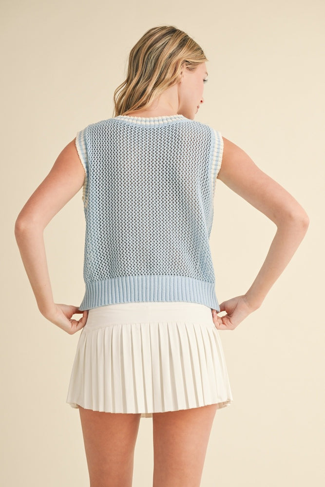 
                      
                        Knit Sweater Vest
                      
                    
