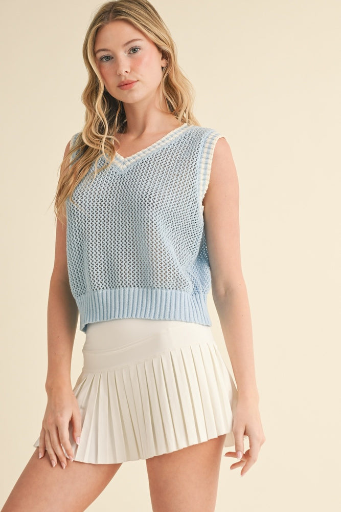 
                      
                        Knit Sweater Vest
                      
                    