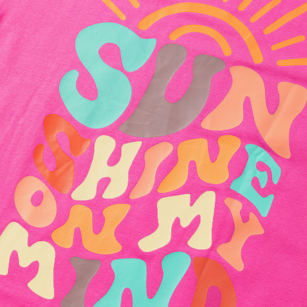 
                      
                        Bright Pink SUNSHINE ON MY MIND Graphic Tee
                      
                    