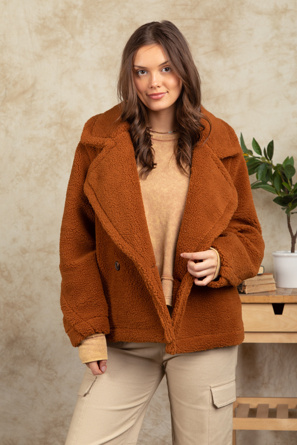 Teddy Coat Fur Sherpa Oversized Jacket