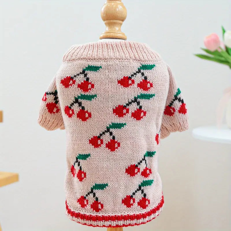 
                      
                        Cherry Knit Sweater
                      
                    
