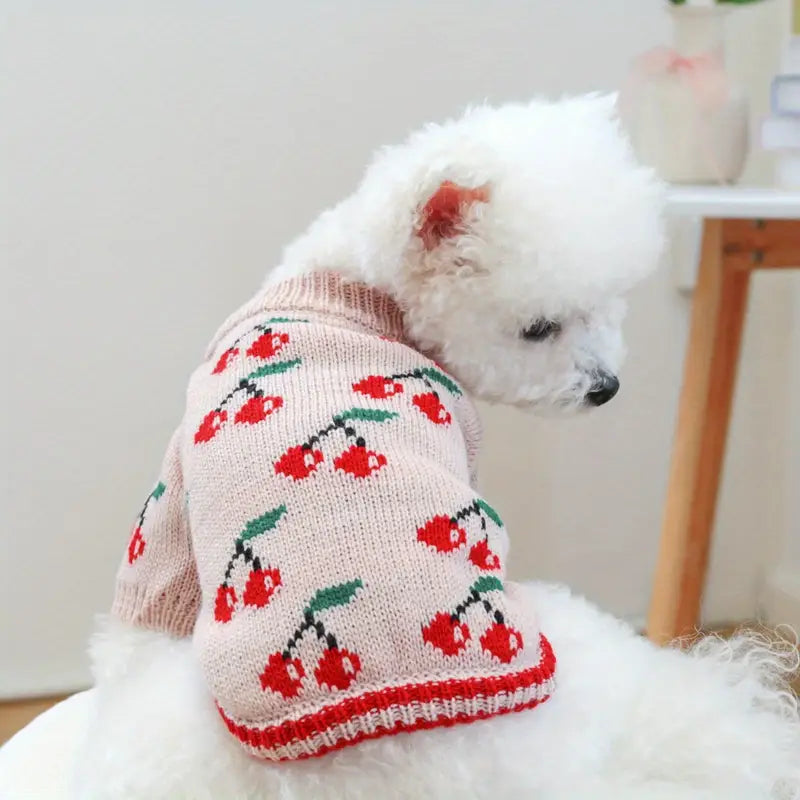 
                      
                        Cherry Knit Sweater
                      
                    